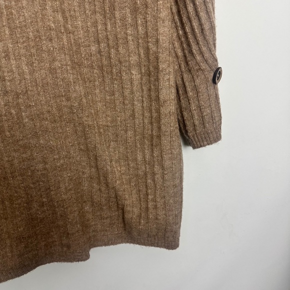 Free People Around The Clock Pullover in Oatmeal Brown Small - Picture 5 of 10